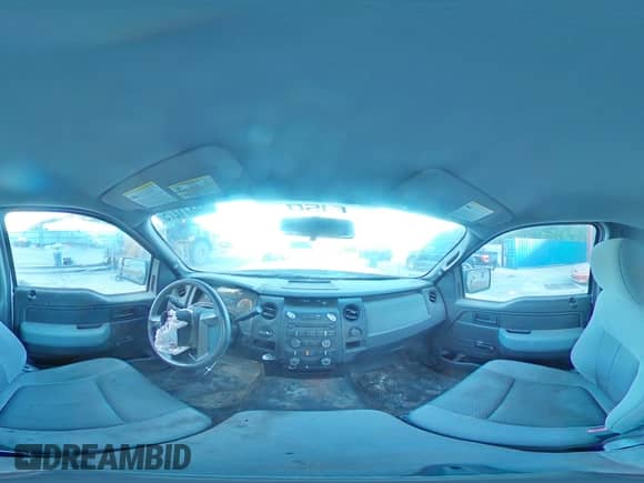 2012 Ford F-150 XL with VIN 1FTMF1CM2CKE09209, listed as a Copart auction lot 84871275 with 109,815 mi miles and Salvage title. Bid and sale history available at DreamBid. Image 14.