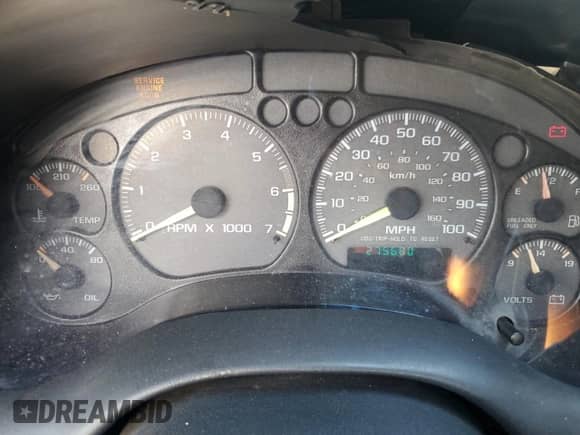 1998 Chevrolet S-10 z VIN 1GCCS1445WK234691, wystawiony jako Copart lot #88746545 z przebiegiem 275 680 mil mil oraz Szkoda całkowita • Salvage title. Historia ofert i sprzedaży dostępna na DreamBid. Obrazek 9.