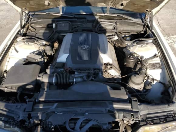 1997 BMW 7 Series 740iL with VIN WBAGJ8328VDL40601, listed as a Copart auction lot 88363645 with Not provided miles and Salvage title. Bid and sale history available at DreamBid. Image 13.