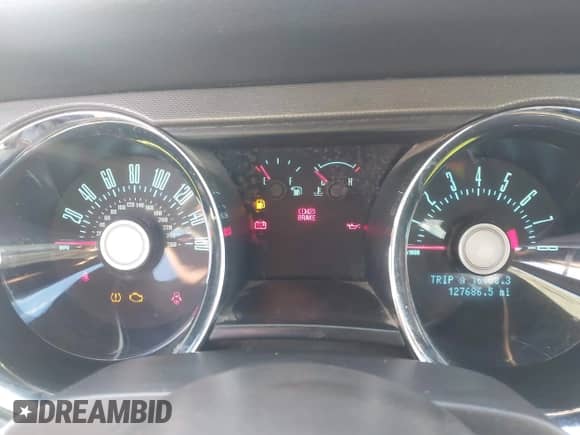 2012 Ford Mustang V6 with VIN 1ZVBP8AM2C5206753, listed as a IAAI auction lot 43494742 with 127,686 mi miles and . Bid and sale history available at DreamBid. Image 7.