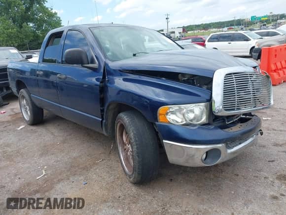 2004 Dodge 1500 SLT with VIN 1D7HA18D94S569202, listed as a IAAI auction lot 42603253 with 210,536 mi miles and . Bid and sale history available at DreamBid. Image 1.