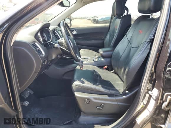 2012 Dodge Durango R/T with VIN 1C4SDHCT0CC362091, listed as a Copart auction lot 61875225 with 104,159 mi miles and Salvage title. Bid and sale history available at DreamBid. Image 7.