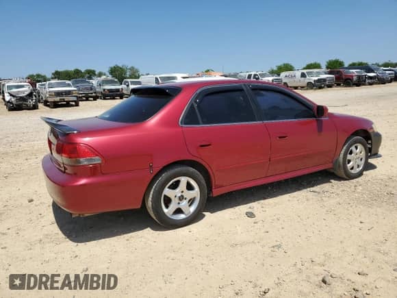 2002 Honda Accord EX with VIN 1HGCG55642A109367, listed as a Copart auction lot 51921205 with 202,107 mi miles and Salvage title. Bid and sale history available at DreamBid. Image 3.