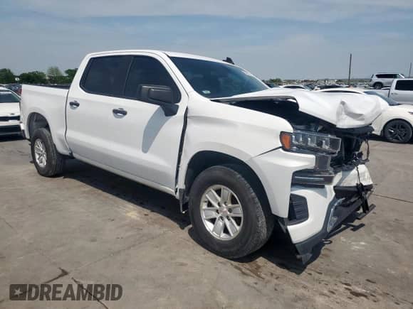 2021 Chevrolet Silverado 1500 Custom with VIN 3GCPWBEK4MG204675, listed as a Copart auction lot 53081875 with 116,684 mi miles and Salvage title. Bid and sale history available at DreamBid. Image 4.