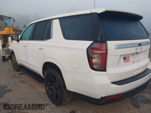 2023 Chevrolet Tahoe Commercial with VIN 1GNSCLED7PR267291, listed as a IAAI auction lot 41088251 with 54,929 mi miles and . Bid and sale history available at DreamBid. Image 3.