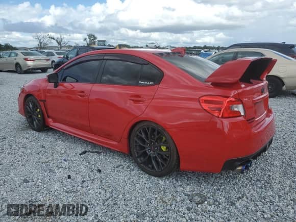 2018 Subaru WRX STI with VIN JF1VA2N60J9816950, listed as a Copart auction lot 85502655 with 60,715 mi miles and Salvage title. Bid and sale history available at DreamBid. Image 2.