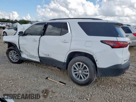 2023 Chevrolet Traverse LT Cloth z VIN 1GNEVGKW7PJ157084, wystawiony jako Copart lot #85323395 z przebiegiem 67 722 mil mil oraz Czysty tytuł • Clean title. Historia ofert i sprzedaży dostępna na DreamBid. Obrazek 2.