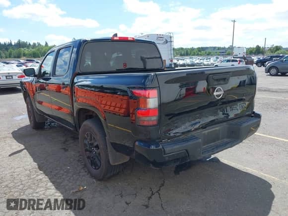 2023 Nissan Frontier SV with VIN 1N6ED1EK3PN612441, listed as a IAAI auction lot 42271300 with 40,217 mi miles and . Bid and sale history available at DreamBid. Image 3.