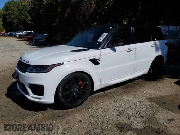 2022 Land Rover Range Rover Sport HST with VIN SALWS2RU9NA203341, listed as a Copart auction lot 82049815 with 79,898 mi miles and Clean title. Bid and sale history available at DreamBid. Image 1.