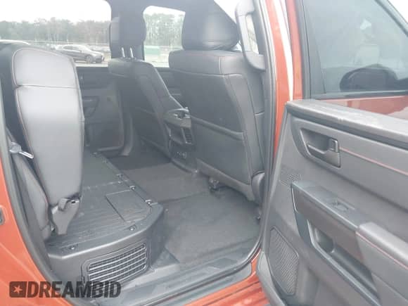 2024 Toyota Tundra TRD Pro Hybrid with VIN 5TFPC5DB8RX054584, listed as a IAAI auction lot 43360883 with 29,952 mi miles and . Bid and sale history available at DreamBid. Image 8.