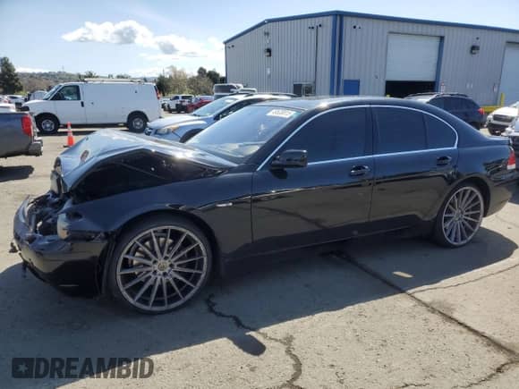 2003 BMW 7 Series 745i с VIN WBAGL634X3DP63533, выставлен на аукционе Copart как лот 49538815 с пробегом 126 926 миль миль и Списание • Salvage title. История ставок и продаж доступна на DreamBid. Изображение 1.