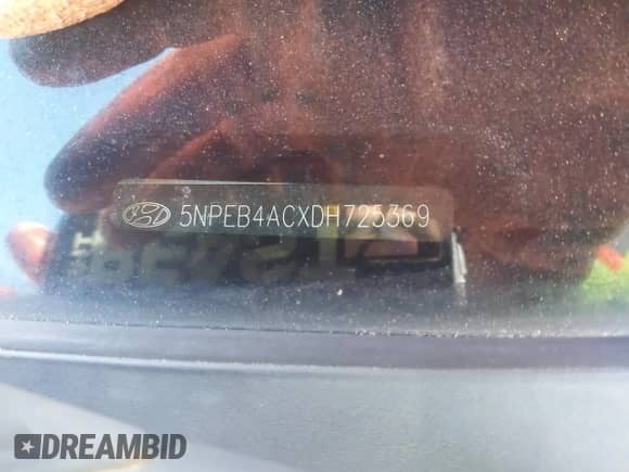 2013 Hyundai Sonata GLS z VIN 5NPEB4ACXDH725369, wystawiony jako IAAI lot #43543708 z przebiegiem 142 680 mil mil oraz . Historia ofert i sprzedaży dostępna na DreamBid. Obrazek 12.