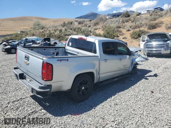 2019 Chevrolet Colorado 4WD LT with VIN 1GCGTCENXK1214678, listed as a Copart auction lot 66774715 with 66,062 mi miles and Salvage title. Bid and sale history available at DreamBid. Image 3.