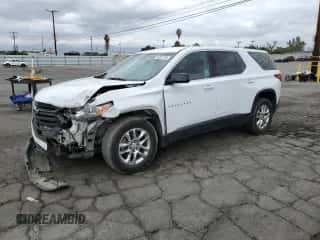 2018 Chevrolet Traverse LS с VIN 1GNERFKW9JJ133679, выставлен на аукционе Copart как лот 86501795 с пробегом 122 572 миль миль и Списание • Salvage title. История ставок и продаж доступна на DreamBid. Изображение 1.