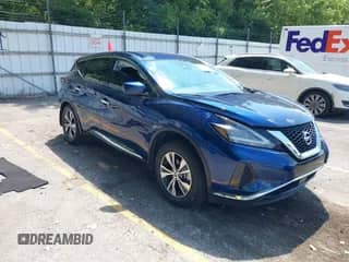 2021 Nissan Murano S with VIN 5N1AZ2AS1MC134117, listed as a IAAI auction lot 42941077 with 83,691 mi miles and . Bid and sale history available at DreamBid. Image 1.