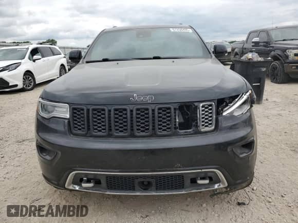 2017 Jeep Grand Cherokee Overland with VIN 1C4RJFCG9HC635387, listed as a Copart auction lot 67258495 with Not provided miles and Salvage title. Bid and sale history available at DreamBid. Image 5.