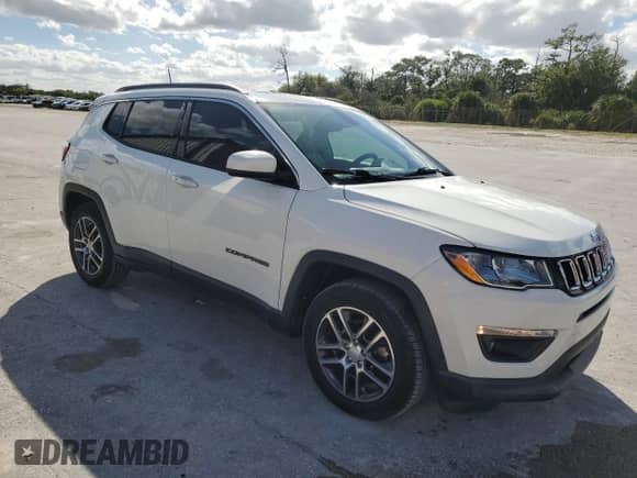 2019 Jeep Compass Altitude with VIN 3C4NJCBB6KT679538, listed as a Copart auction lot 86780275 with 51,477 mi miles and Non repairable. Bid and sale history available at DreamBid. Image 4.