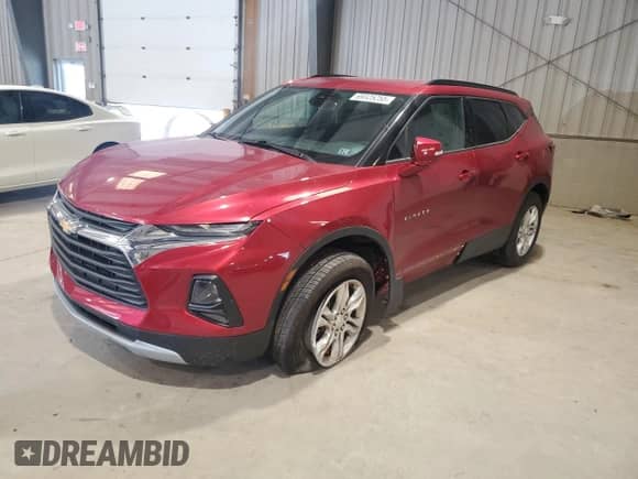2021 Chevrolet Blazer LT с VIN 3GNKBHR42MS579098, выставлен на аукционе Copart как лот 69325255 с пробегом 38 727 миль миль и Списание • Salvage title. История ставок и продаж доступна на DreamBid. Изображение 1.