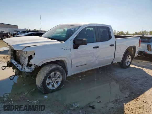 2023 GMC Sierra 1500 Pro с VIN 1GTRUAED3PZ178617, выставлен на аукционе Copart как лот 90584455 с пробегом Не указан миль и Списание • Salvage title. История ставок и продаж доступна на DreamBid. Изображение 1.