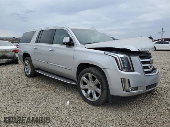 2016 Cadillac Escalade ESV Luxury Collection z VIN 1GYS4HKJ9GR117769, wystawiony jako Copart lot #81606115 z przebiegiem 41 757 mil mil oraz Szkoda całkowita • Salvage title. Historia ofert i sprzedaży dostępna na DreamBid. Obrazek 4.