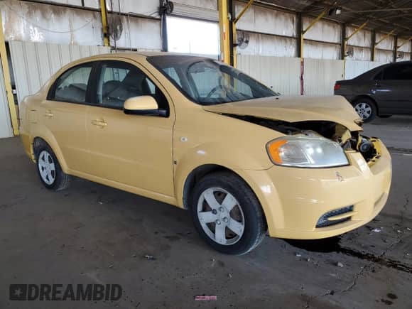 2007 Chevrolet Aveo LS с VIN KL1TD56607B046086, выставлен на аукционе Copart как лот 54192434 с пробегом 189 484 миль миль и Списание • Salvage title. История ставок и продаж доступна на DreamBid. Изображение 4.