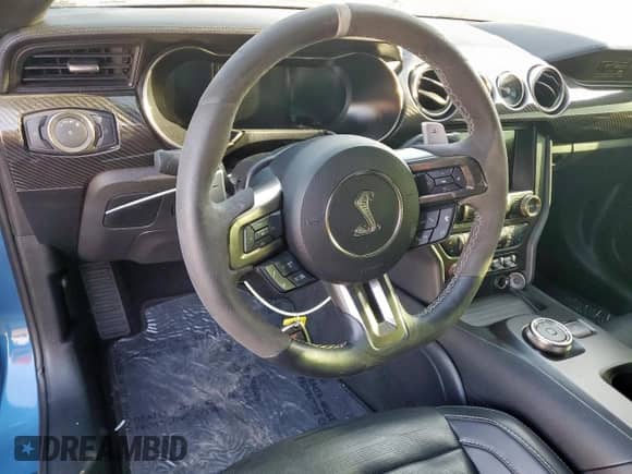 2020 Ford Mustang Shelby GT500 with VIN 1FA6P8SJ0L5503583, listed as a Copart auction lot 70477795 with 23,005 mi miles and Salvage title. Bid and sale history available at DreamBid. Image 8.