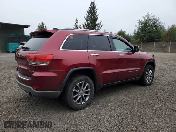 2014 Jeep Grand Cherokee Limited with VIN 1C4RJFBG0EC246053, listed as a Copart auction lot 80297085 with 177,779 mi miles and Salvage title. Bid and sale history available at DreamBid. Image 3.