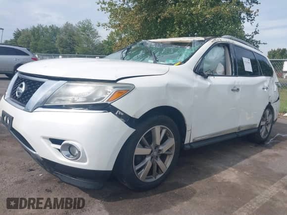 2013 Nissan Pathfinder SL with VIN 5N1AR2MM0DC663507, listed as a IAAI auction lot 43233946 with 133,540 mi miles and . Bid and sale history available at DreamBid. Image 2.