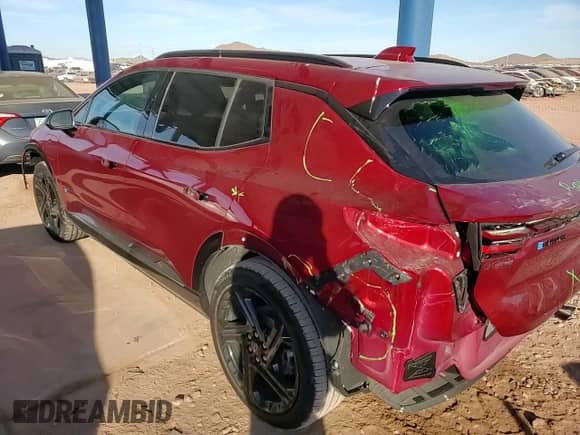 2024 Chevrolet Equinox EV RS с VIN 3GN7DSRPXRS288878, выставлен на аукционе Copart как лот 83112004 с пробегом 1 191 миль миль и Списание • Salvage title. История ставок и продаж доступна на DreamBid. Изображение 11.