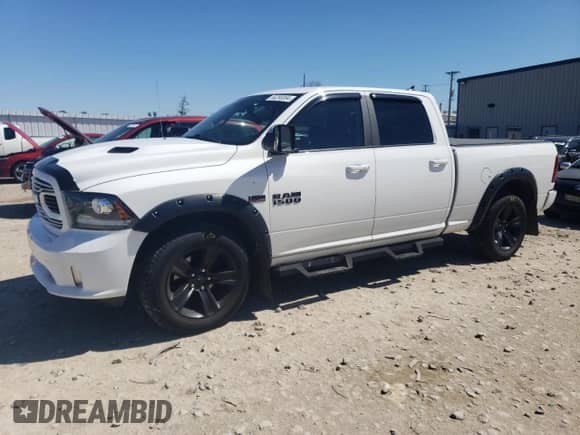 2018 Ram 1500 Sport with VIN 1C6RR7UT6JS197568, listed as a Copart auction lot 58298364 with Not provided miles and Clean title. Bid and sale history available at DreamBid. Image 1.
