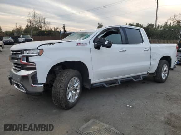 2020 Chevrolet Silverado 1500 LTZ с VIN 3GCUYGET2LG246554, выставлен на аукционе Copart как лот 42651455 с пробегом 158 756 миль миль и Списание • Salvage title. История ставок и продаж доступна на DreamBid. Изображение 1.