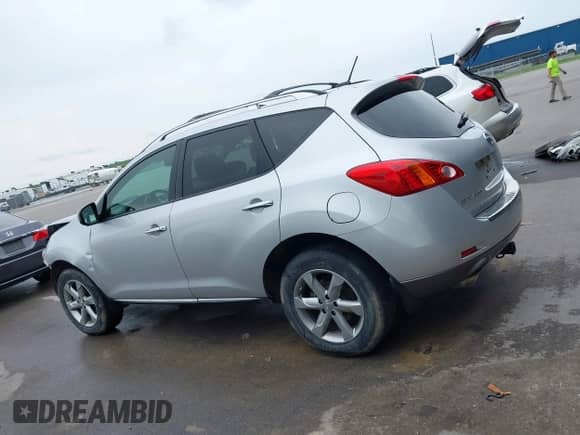 2009 Nissan Murano SL with VIN JN8AZ18W19W213207, listed as a IAAI auction lot 42837284 with 168,849 mi miles and . Bid and sale history available at DreamBid. Image 14.