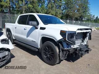 2024 GMC Sierra 1500 Elevation with VIN 3GTPUCEK5RG382369, listed as a IAAI auction lot 42385022 with 7,597 mi miles and . Bid and sale history available at DreamBid. Image 1.
