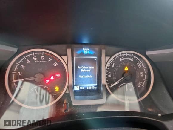 2021 Toyota Tacoma SR5 с VIN 5TFAZ5CN7MX114542, выставлен на аукционе Copart как лот 62760905 с пробегом 81 849 миль миль и Списание • Salvage title. История ставок и продаж доступна на DreamBid. Изображение 9.