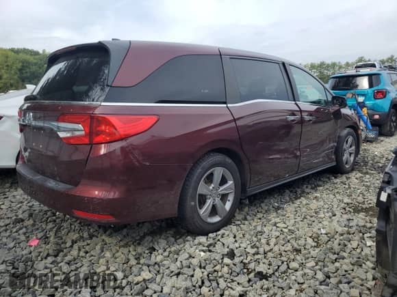 2018 Honda Odyssey EX с VIN 5FNRL6H55JB104231, выставлен на аукционе Copart как лот 83946385 с пробегом 52 717 миль миль и Списание • Salvage title. История ставок и продаж доступна на DreamBid. Изображение 3.
