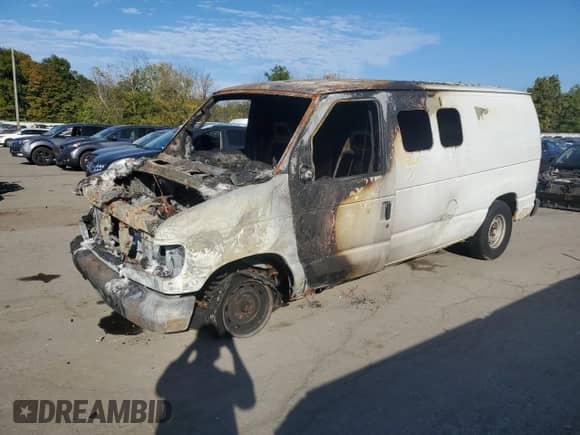 2003 Ford Econoline Cargo с VIN 1FTRE14243HA06948, выставлен на аукционе Copart как лот 82227735 с пробегом Не указан миль и Списание • Salvage title. История ставок и продаж доступна на DreamBid. Изображение 1.