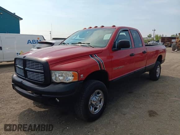 2005 Dodge 3500 SLT with VIN 3D7LS38C85G750908, listed as a Copart auction lot 60713105 with 180,752 mi miles and Salvage title. Bid and sale history available at DreamBid. Image 1.