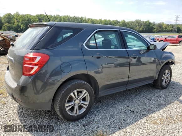 2017 Chevrolet Equinox LS with VIN 2GNALBEK7H1592182, listed as a Copart auction lot 71558375 with 87,853 mi miles and Salvage title. Bid and sale history available at DreamBid. Image 3.