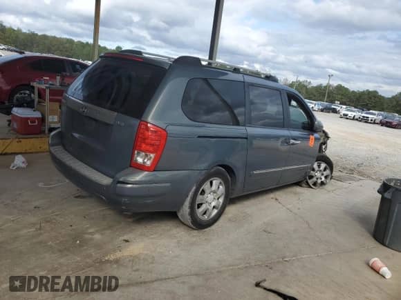 2007 Hyundai Entourage GLS with VIN KNDMC233076019620, listed as a Copart auction lot 82225025 with 270,997 mi miles and Salvage title. Bid and sale history available at DreamBid. Image 3.