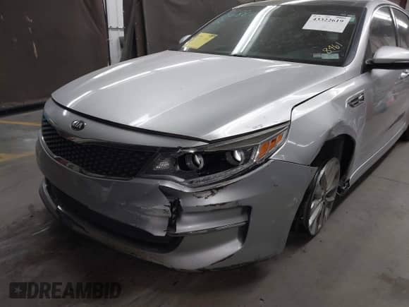 2016 Kia Optima EX with VIN 5XXGU4L39GG118461, listed as a IAAI auction lot 43322619 with 127,658 mi miles and . Bid and sale history available at DreamBid. Image 6.