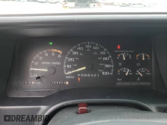 1996 Chevrolet Silverado 3500 with VIN 1GCHC33J4TF013660, listed as a Copart auction lot 49332785 with 104,424 mi miles and Clean title. Bid and sale history available at DreamBid. Image 9.