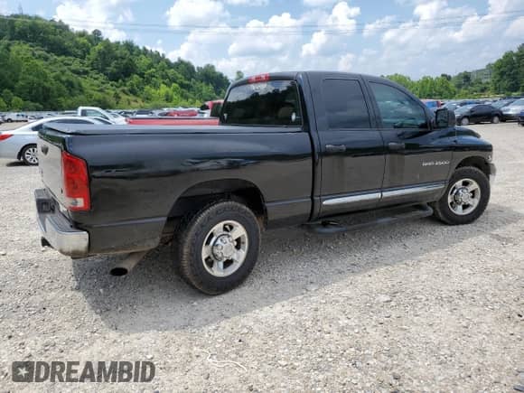 2004 Dodge 2500 SLT with VIN 3D7KA28C84G267393, listed as a Copart auction lot 62262405 with 267,910 mi miles and Salvage title. Bid and sale history available at DreamBid. Image 3.