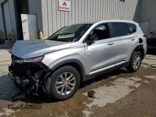2019 Hyundai Santa Fe SE with VIN 5NMS23AD4KH038064, listed as a Copart auction lot 56288885 with 66,952 mi miles and Salvage title. Bid and sale history available at DreamBid. Image 1.