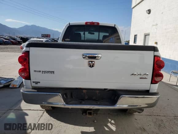 2007 Dodge 3500 SLT with VIN 3D7MX38A57G832196, listed as a Copart auction lot 62853635 with 286,647 mi miles and Salvage title. Bid and sale history available at DreamBid. Image 6.