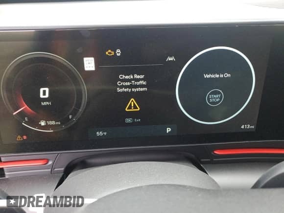 2025 Hyundai Kona N Line S with VIN KM8HBCA33SU207898, listed as a Copart auction lot 50381255 with 413 mi miles and Salvage title. Bid and sale history available at DreamBid. Image 9.