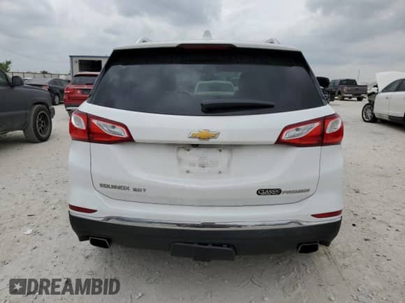 2020 Chevrolet Equinox Premier with VIN 2GNAXPEX0L6236424, listed as a Copart auction lot 59034594 with 37,577 mi miles and Clean title. Bid and sale history available at DreamBid. Image 6.