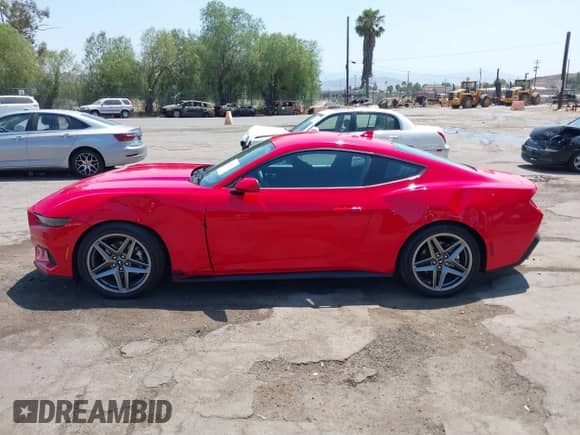 2025 Ford Mustang EcoBoost with VIN 1FA6P8TH1S5117863, listed as a IAAI auction lot 42746918 with 852 mi miles and . Bid and sale history available at DreamBid. Image 14.