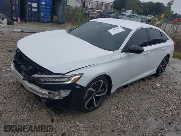 2022 Honda Accord Sport с VIN 1HGCV1F35NA089315, выставлен на аукционе IAAI как лот 43309825 с пробегом 83 515 миль миль и . История ставок и продаж доступна на DreamBid. Изображение 2.