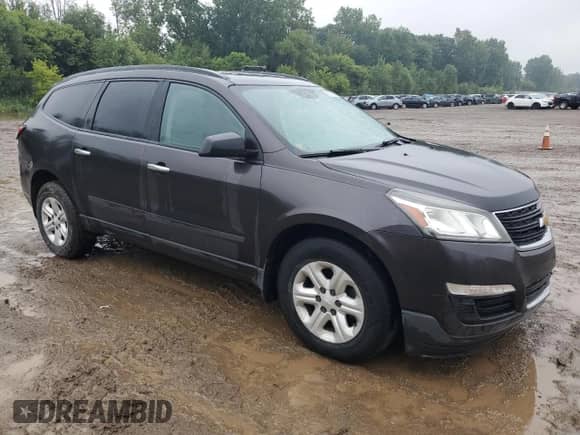 2014 Chevrolet Traverse LS z VIN 1GNKVFED6EJ255317, wystawiony jako Copart lot #69516385 z przebiegiem 184 339 mil mil oraz Czysty tytuł • Clean title. Historia ofert i sprzedaży dostępna na DreamBid. Obrazek 4.