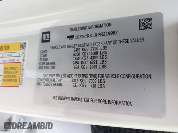 2023 Cadillac Escalade ESV 4WD Sport Platinum с VIN 1GYS4RKLXPR219962, выставлен на аукционе IAAI как лот 41455123 с пробегом 10 635 миль миль и . История ставок и продаж доступна на DreamBid. Изображение 9.